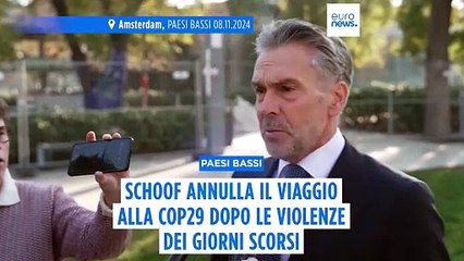 Attacchi contro tifosi israeliani ad Amsterdam: Dick Schoof cancella il viaggio alla Cop29