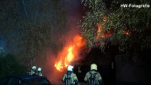 Grote brand in rietgedekte woning in Giethoorn