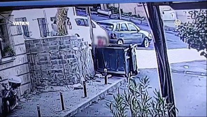 Mezarlıkta ölü olarak bulunan Şirin'in katiliyle karşılaştığı an güvenlik kamerasına böyle yansıdı