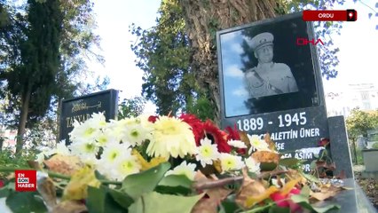 Ordu'da Atatürk’ün Başyaveri Üner'in kabri, anıt mezara dönüştürüldü