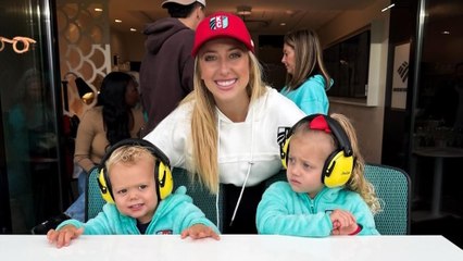 Brittany Mahomes takes kids to cheer at KC Current vs NC Courage