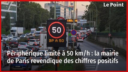Périphérique limité à 50 km/h : la mairie de Paris revendique des chiffres positifs