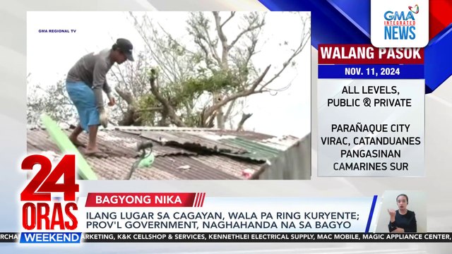 Isabela, naghahanda na sa pagdating ng bagyong nika | 24 Oras Weekend