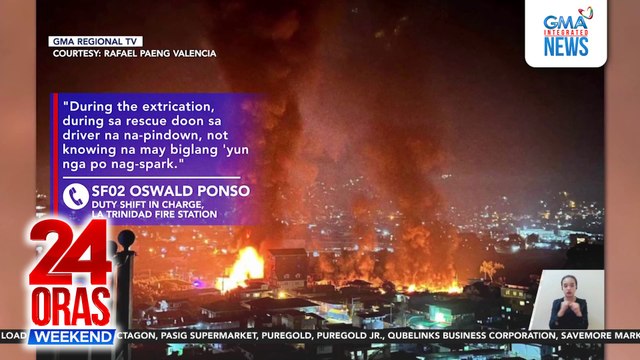 24 Oras Weekend Part 1 - Nasunog na fuel tanker ; Paghahanda sa Bagyong Nika ; Nawalang pera sa GCash naibalik na ; atbp.