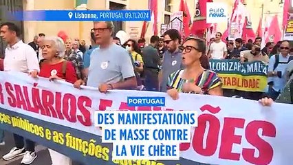 Manifestations de masse à Lisbonne et à Porto contre la vie chère
