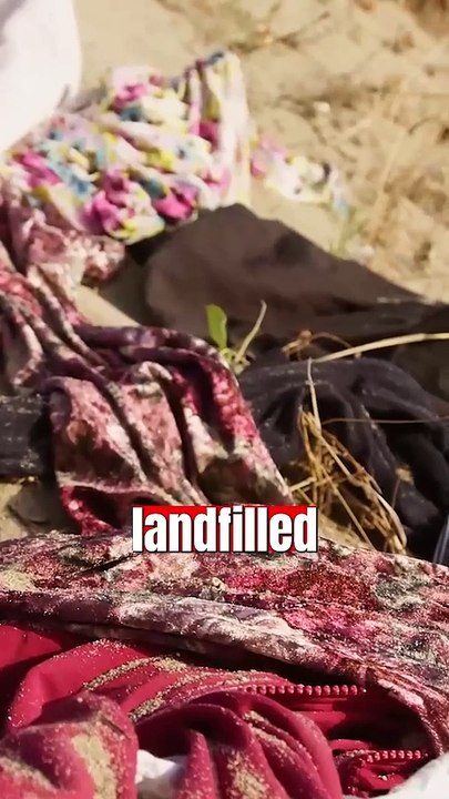 80% of all clothing is either landfilled or incinerated