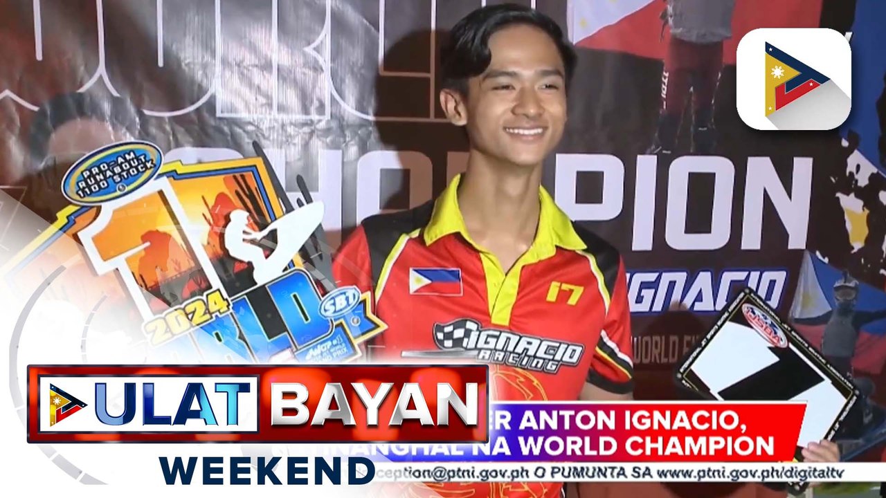 Jet ski racer Anton Ignacio, naghahanda na naman para sa isang kumpetisyon bago matapos ang taon