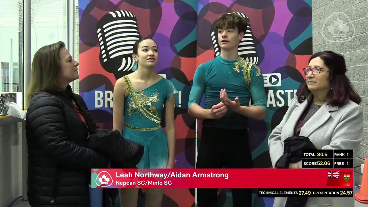 2025 Skate Ontario JR & SR Sectional Championships & November Sectional Series- Rink 1- Pair Free Program