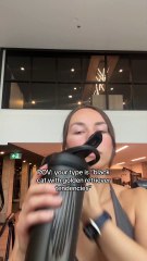 Woman s boyfriend sneaks up behind her on the treadmill and steals her AirPod!