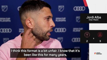 Alba criticises MLS playoff format following Inter Miami’s early elimination