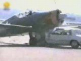 Airplane crashes into car!