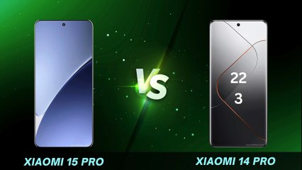 Xiaomi 15 Pro vs Xiaomi 14 Pro