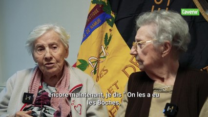 Thérèse et Lucienne livrent leurs souvenirs de la guerre à Gembloux