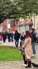 Remembrance Day parade in Skegness