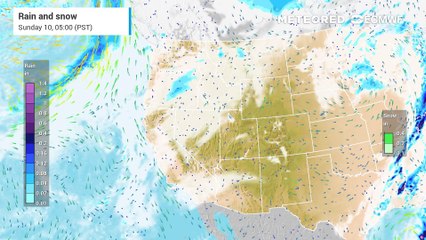 Intense system brings heavy precipitation to the west