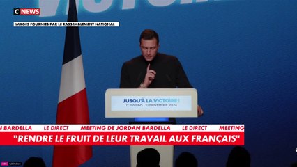 Le coup de gueule de Jordan Bardella, Président du RN : "Il est insensé de mieux traiter des migrants en situation irrégulière que nos compatriotes"