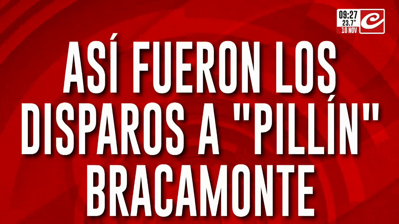 Así fueron los ataques previos a  "Pillín" Bracamonte