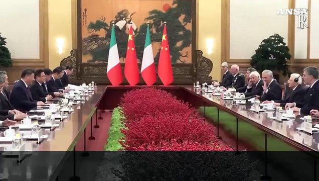 Mattarella a Xi Jinping: Per grandi cambiamenti serve concordia
