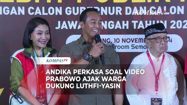 Kata Andika Perkasa Soal Video Prabowo Ajak Warga Dukung Luthfi-Yasin di Pilgub Jateng