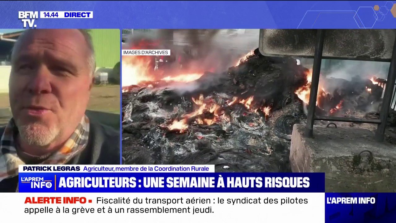 La colère de Patrick Legras, agriculteur et membre de la Coordination rurale