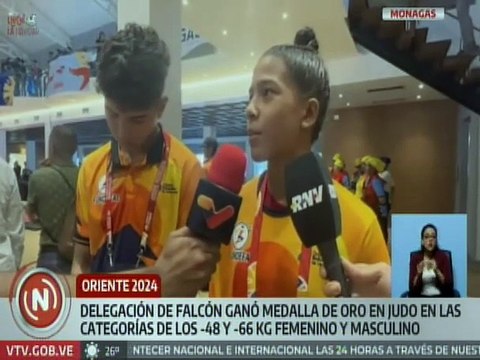 Monagas I Falcón gana medalla de oro en judo en categorías de -48 y -66 Kg femenino y masculino