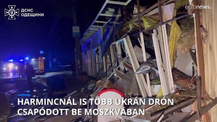 Minden eddiginél hevesebb ukrán dróntámadás érte Moszkvát