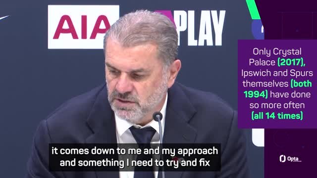 Postecoglou shoulders blame for Spurs' shock defeat to Ipswich