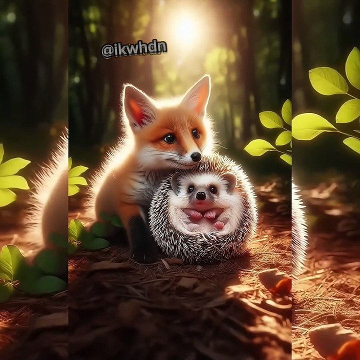 Deer & Hedgehog