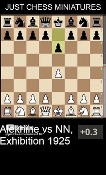 Alexander Alekhine defeats Vasic with the Boden's checkmate