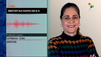 Reportan sismos de magnitud superior a 6.0 en Cuba