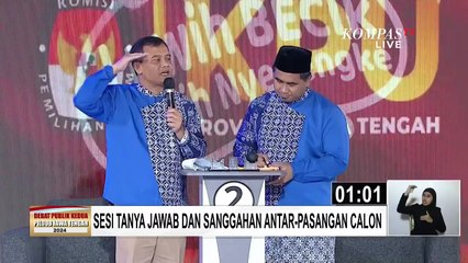 Andika Perkasa Tanya Ahmad Luhtfi Soal Gaet Anak Muda Jadi Petani di Debat Pilgub Jateng 2024