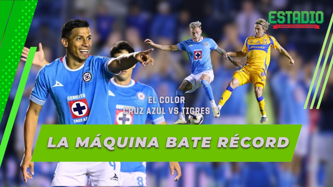 De último minuto, la MÁQUINA pone récord | Color Cruz Azul vs Tigres | Estadio Deportes