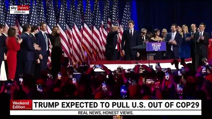 Donald Trump expected to pull United States out of COP29