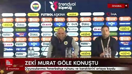 Zeki Murat Göle: Oyuncularımız Fenerbahçe ruhunu ve karakterini ortaya koydu