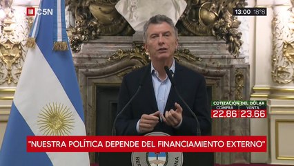"El problema que tenemos es que somos de los países del mundo que más dependemos del financiamiento externo": el día que Macri trajo al FMI