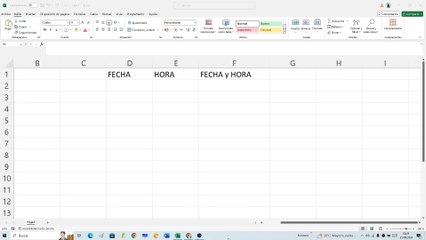 📆⏰Cómo PONER la FECHA y HORA ACTUAL en EXCEL FÁCIL y RÁPIDO