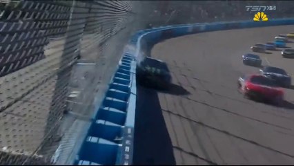 NASCAR 2024 Phoenix Final Race Ty Gibbs Big Crash