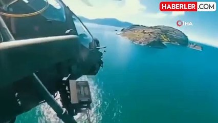 Atak Helikopterinin Kamerasından Akdamar Adası'nın Eşsiz Manzarası Paylaşıldı