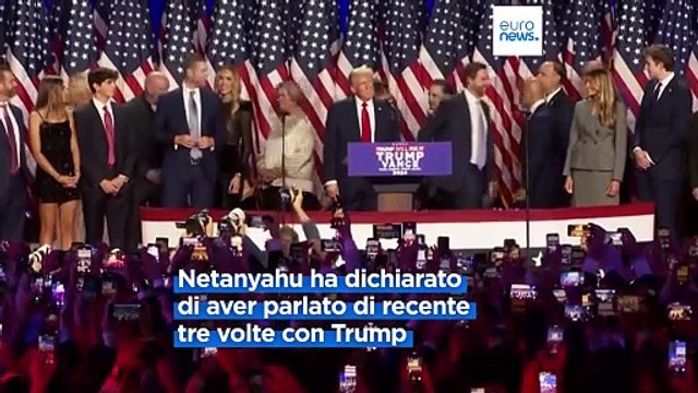Israele-Usa, Netanyahu: ho parlato 3 volte con Trump, vediamo faccia a faccia la minaccia iraniana