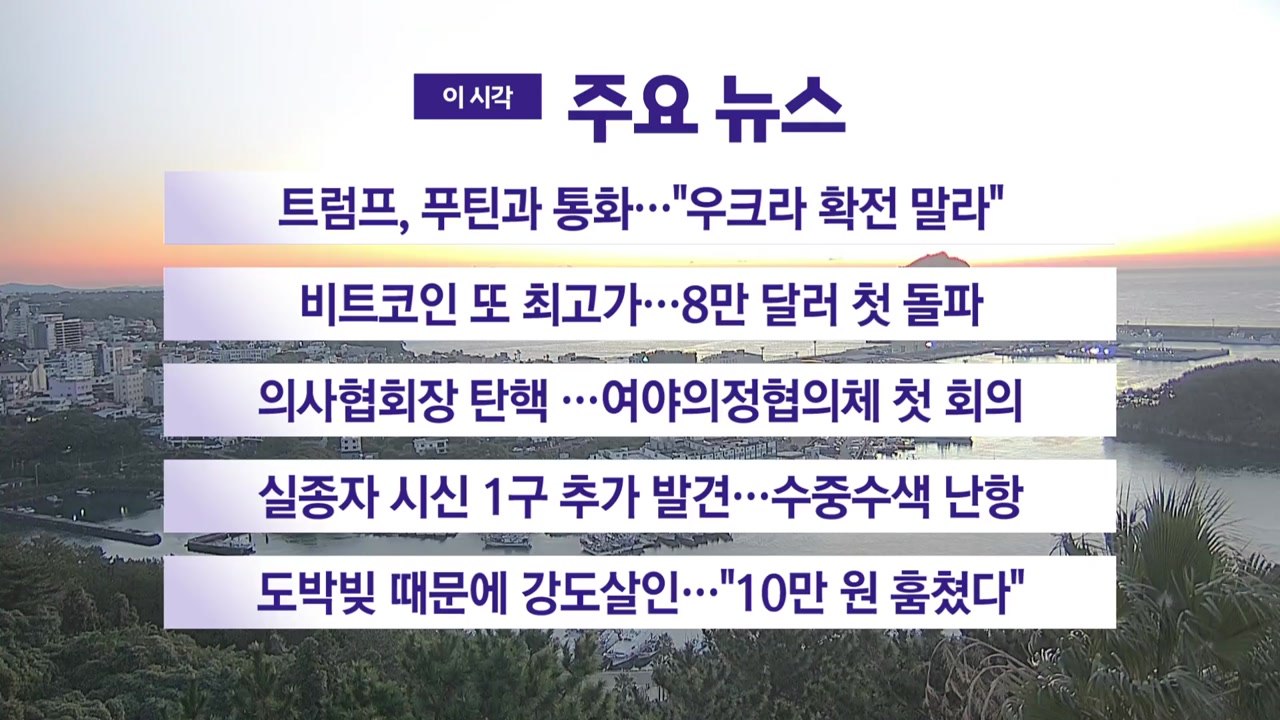[YTN 실시간뉴스] 트럼프, 푸틴과 통화…"우크라 확전 말라"  / YTN