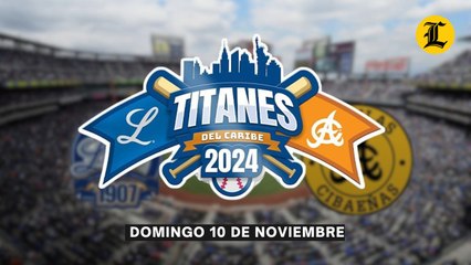 Tigres del Licey vs Águilas Cibaeñas  Titanes del Caribe 2024