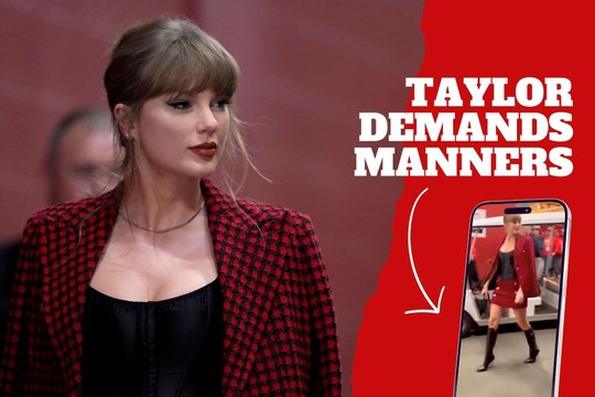 Taylor Swift shows security the power of politeness