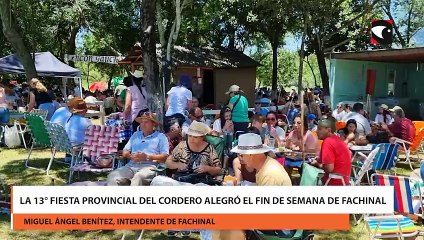 La 13° Fiesta Provincial del Cordero alegró el fin de semana de Fachinal