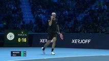 Fritz beats moody Medvedev to start ATP Finals