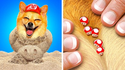 TOO CUUTE🥰🐶 Mario crafted a Custom Paw Print Necklace for His Doggy🐾 #shorts