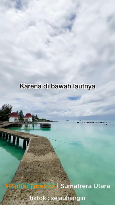Pantai Tureloto yang Ada Di Sumut Keren Banget