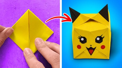 ARTISANAT ORIGAMI FACILE ✨ IDÉES DIY EN PAPIER ET CARTON