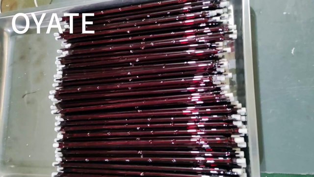 350mm 240v 1000w Ruby quartz infrared heating elements halogen heat lamps for shoe machines