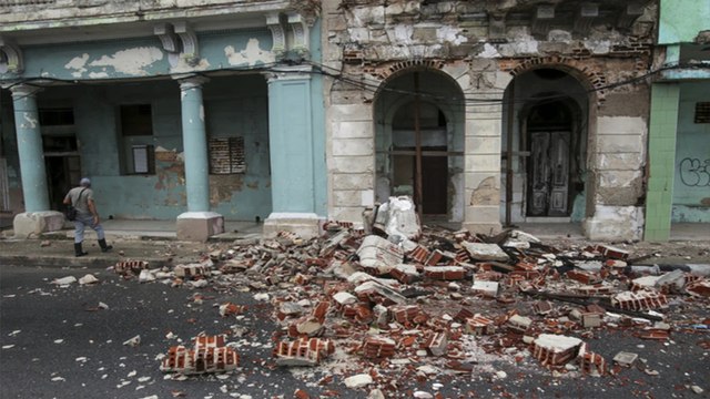 Cuba tiếp tục xảy ra động đất 6,8 độ