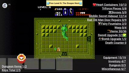 The Legend of Zelda Nes Walkthrough Part 7 100%